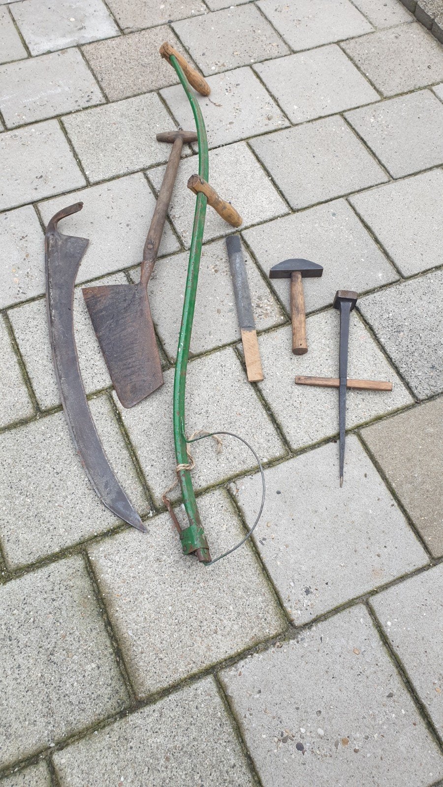 Antieke landbouwwerktuigen en gereedschap, Ophalen of Verzenden