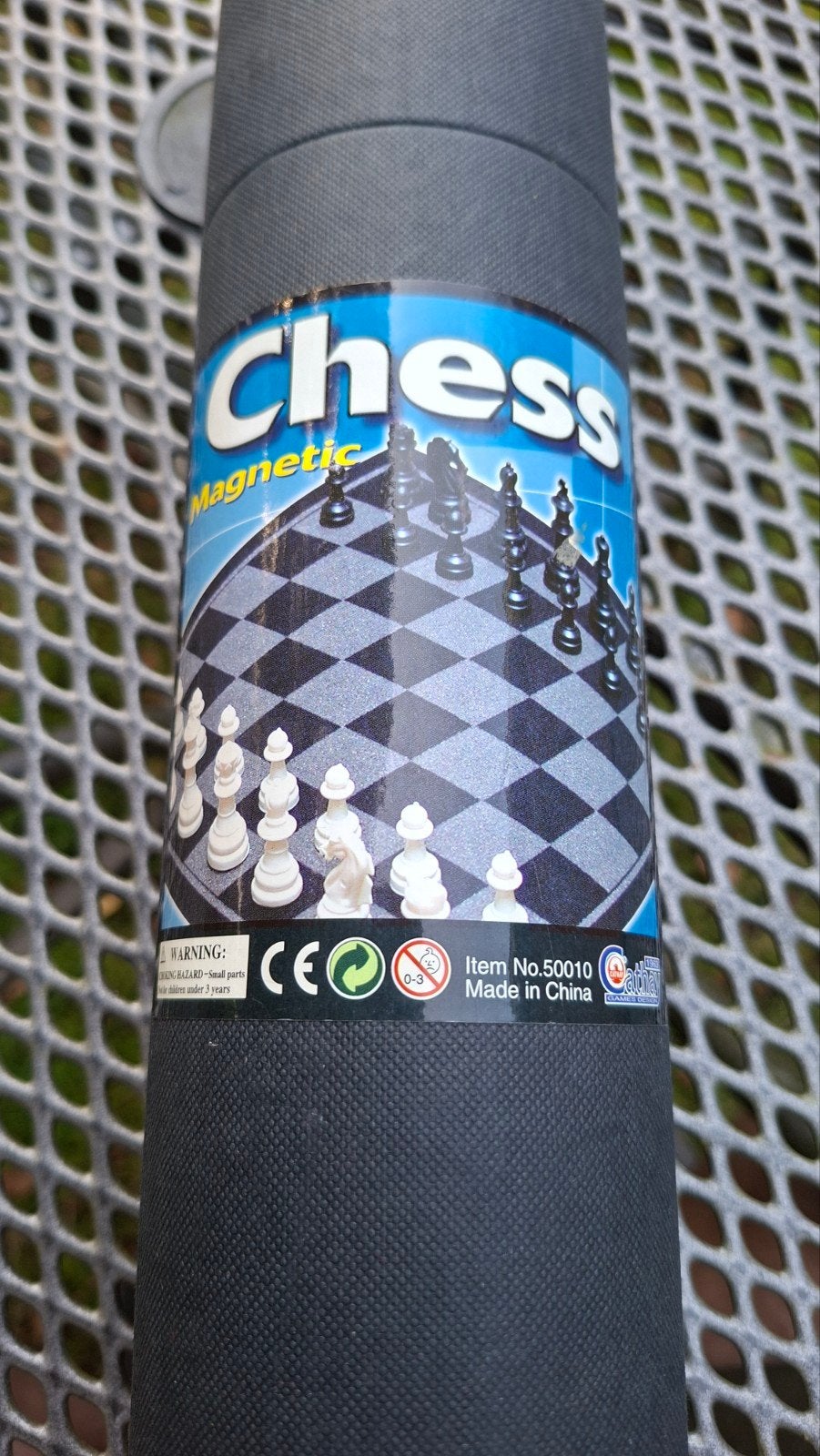 Magnetisch Schaakspel - Reisformaat in Koker, Een of twee spelers, Onbekend, Nieuw, Ophalen of Verzenden