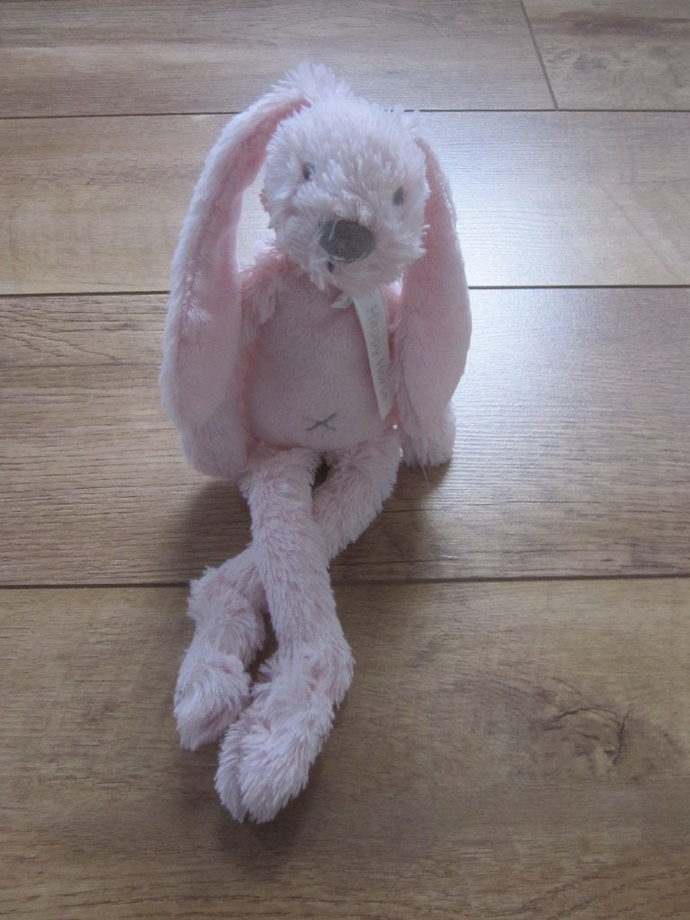 Happy Horse roze zacht pluche konijn knuffel PO4901 nieuw, Overige karakters, Happy Horse, Ophalen of Verzenden, Middelgroot (20 tot 80 cm)