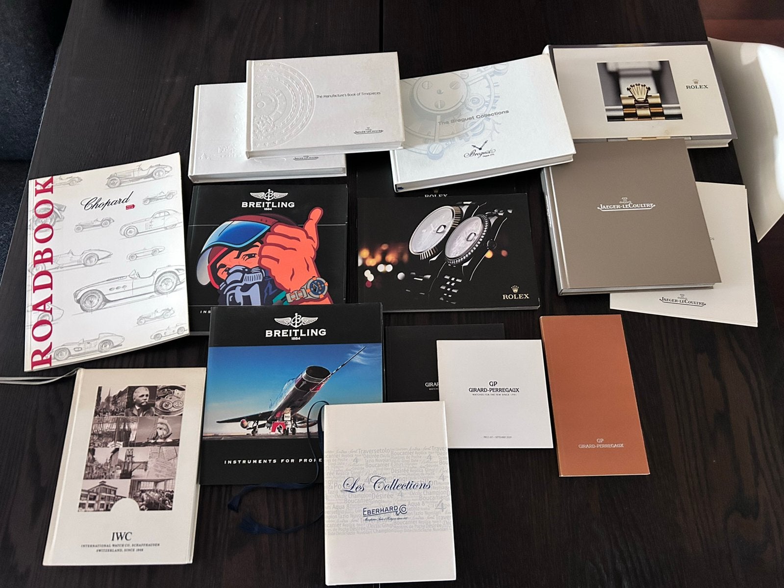 Horloge boeken Rolex Breitling IWC JLC etc., Ophalen, Zo goed als nieuw, Staal, Rolex