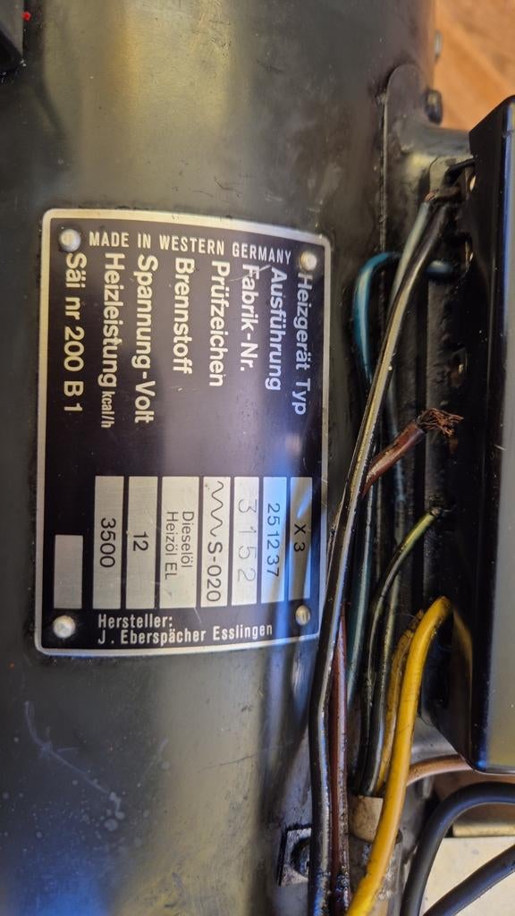 Eberspacher X3 Dieselkachel - 12V, 3500 kcal/h, Doe-het-zelf en Verbouw, Verwarming en Radiatoren, Kachel, 30 tot 80 cm, Minder dan 60 cm