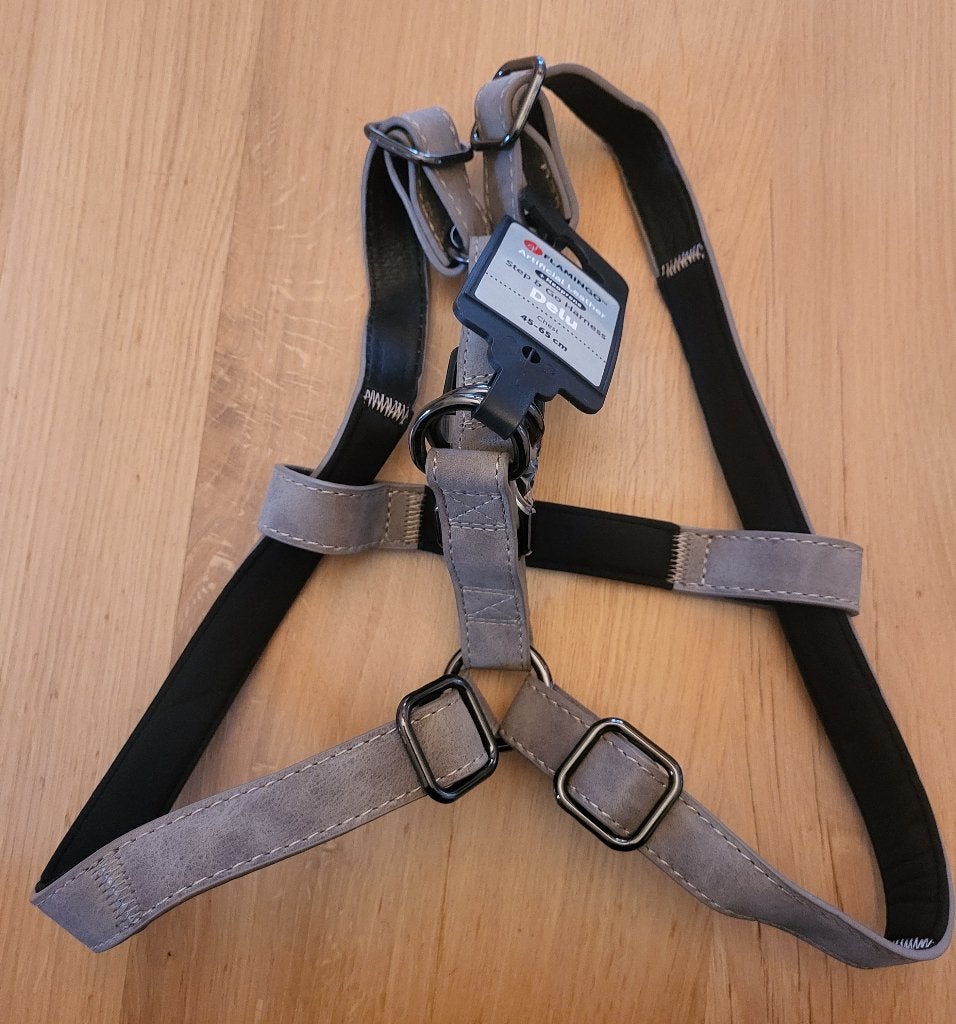 Nieuw! Flamingo harnas, neopreen, taupe, hond, 45 - 65 cm, Ophalen of Verzenden, Nieuw