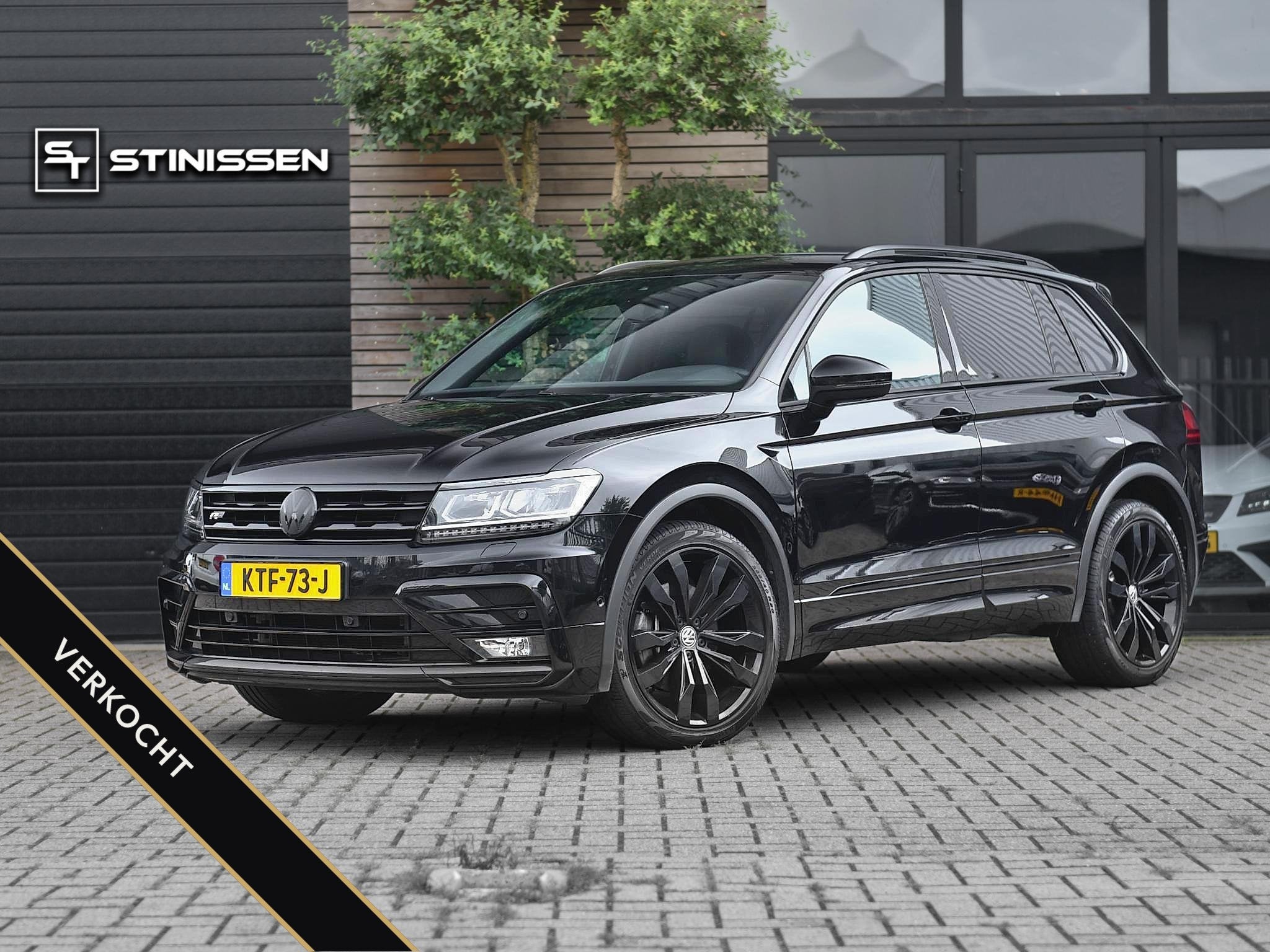 Volkswagen Tiguan 2.0 TSI 4Motion R-Line Back Edition ACC 20, Auto's, Automaat, Gebruikt, 1984 cc, Zwart