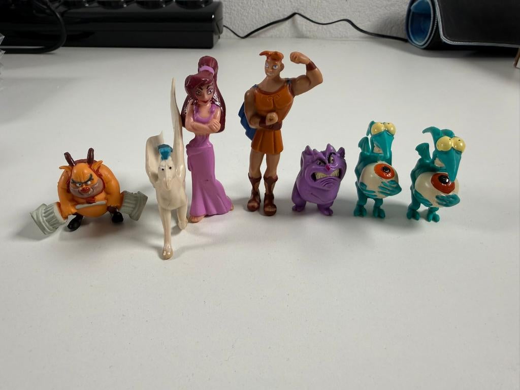 7 Hercules Poppetjes - Disney Figuurtjes, Verzamelen, Disney, Ophalen of Verzenden, Overige figuren, Zo goed als nieuw, Beeldje of Figuurtje