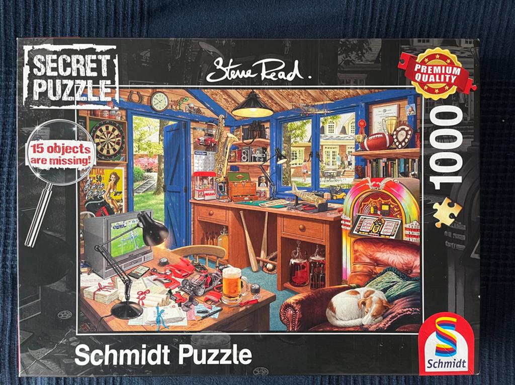 2 x Schmidt secret puzzels, Ophalen of Verzenden, 500 t/m 1500 stukjes, Zo goed als nieuw
