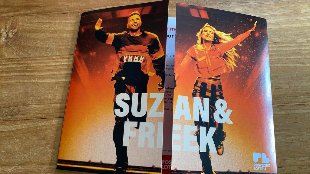 4 staanplaatsen Suzan & Freek -31 mei GelreDome, Tickets en Kaartjes, Concerten | Nederlandstalig, Drie personen of meer, Mei