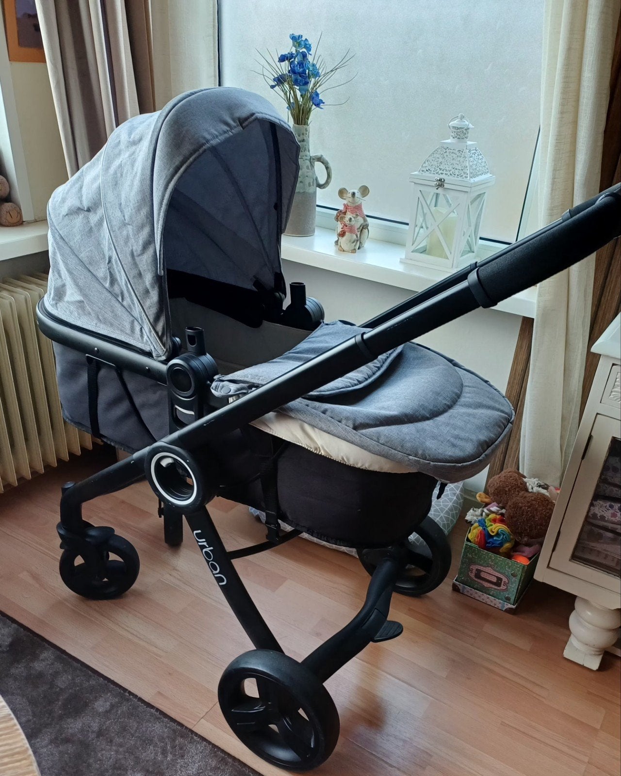 Te koop Urbon kinderwagen grijs, Ophalen, Zo goed als nieuw, Overige merken