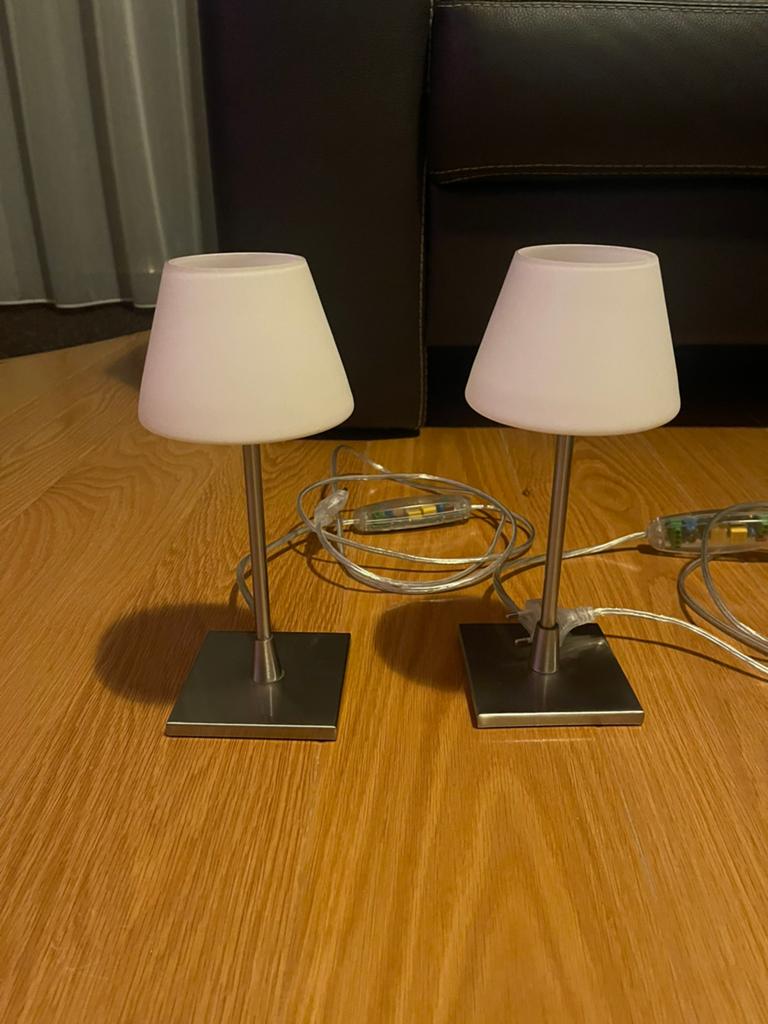 Steinhauer Touch Tafellamp, Huis en Inrichting, Lampen | Tafellampen, Ophalen, Zo goed als nieuw, Glas