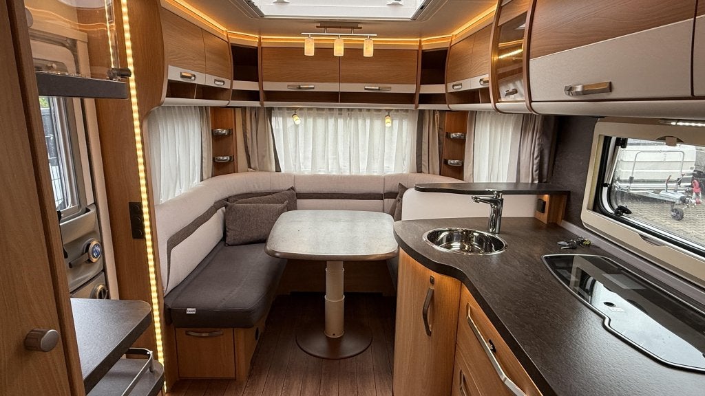 Knaus Sudwind Silver Selection 500 FU bj 2018 tent en luifel, Rondzit, Schokbreker, Bedrijf, Overige typen