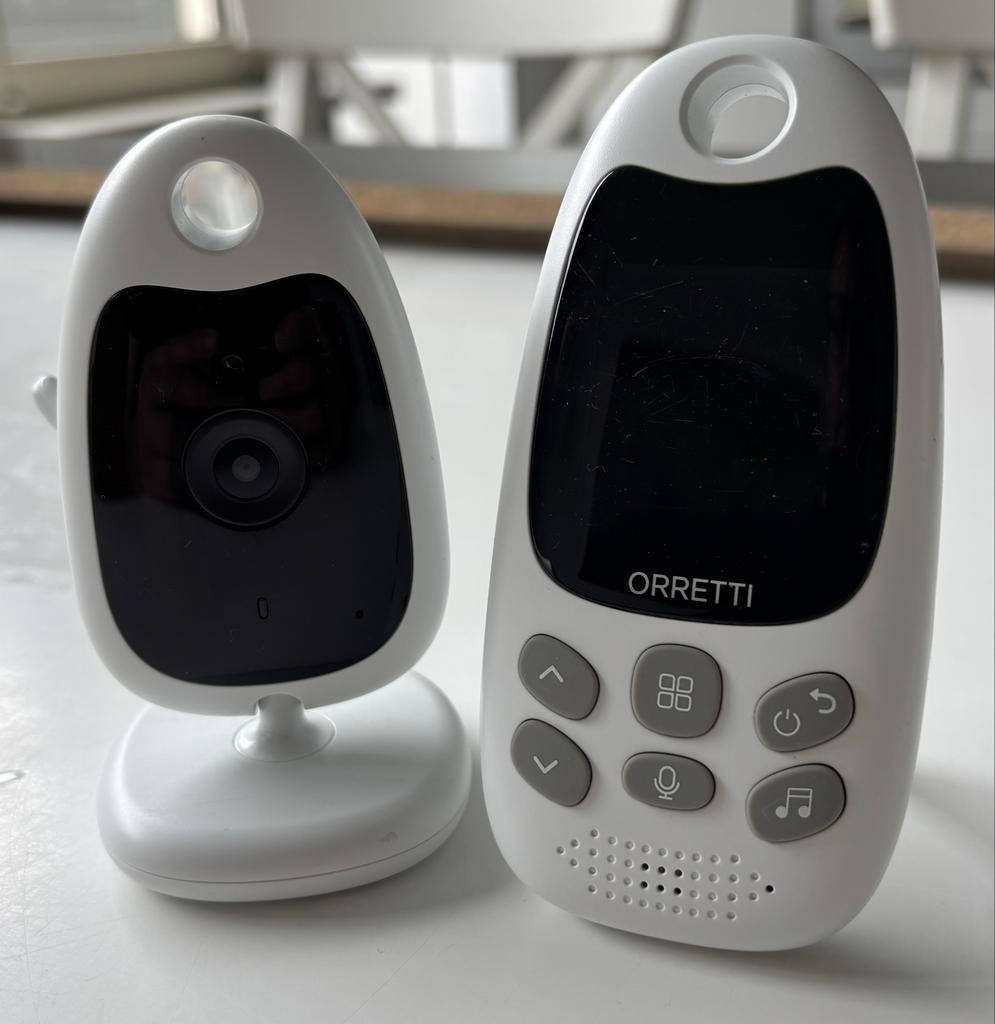 Compacte Orretti V7 babyfoon met camera!, Kinderen en Baby's, Babyfoons, Ophalen of Verzenden, Gebruikt, 100 tot 250 meter, Camera