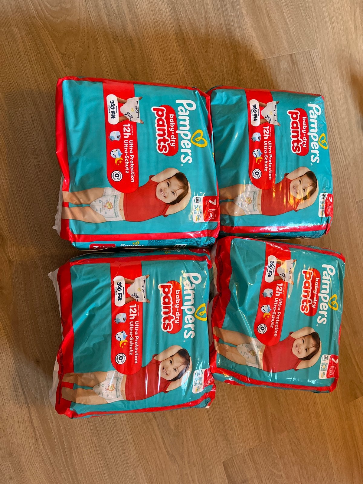 Pampers Baby-Dry Pants Maat 7 (17+ kg) - 4 Pakken, Ophalen, Nieuw
