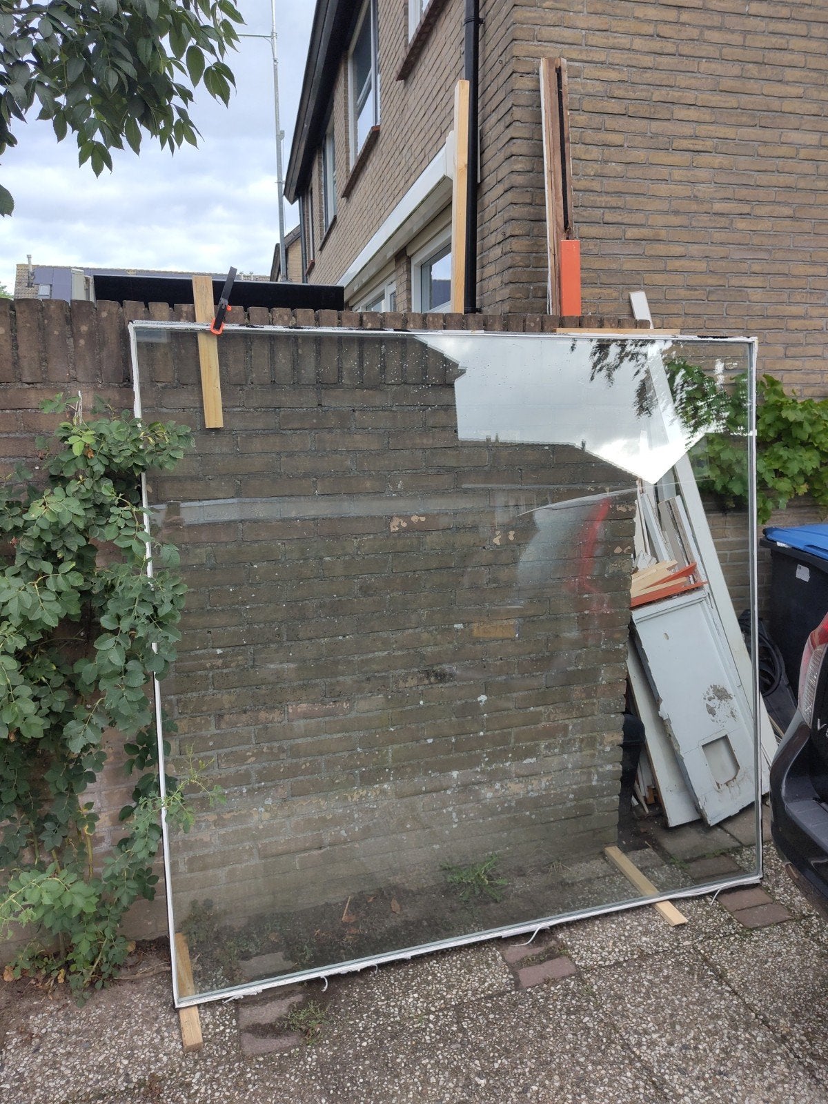 Gratis afhalen raam dubbelglas, Kunststof, Gebruikt, Deurkozijn, Ophalen