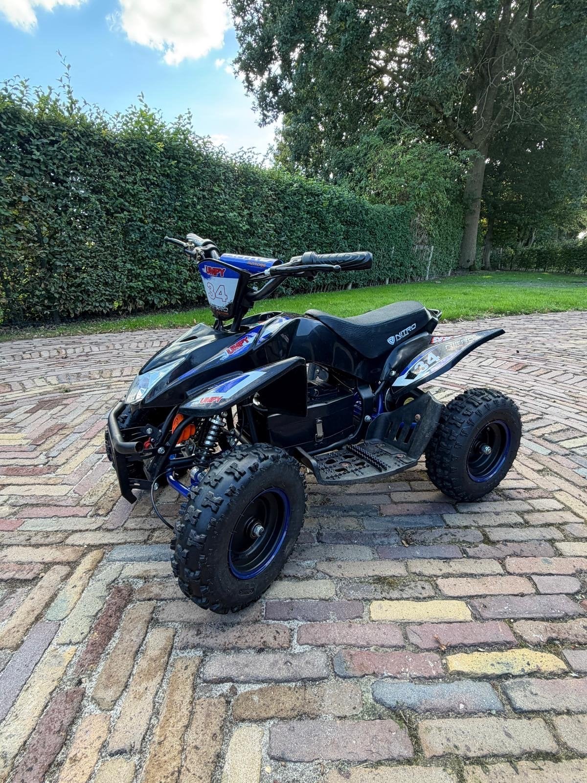 Nitro Jumpy Miniquad Elektrisch - Zwart/Blauw
