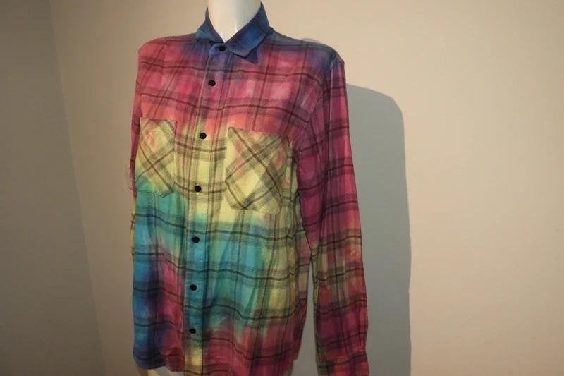 Amiri toffe geruite blouse multicolor heren blouse xs/s, Halswijdte 38 (S) of kleiner, Amiri, Gedragen, Meerkleurig