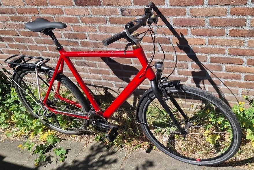 Batavus Zonar TourFiets maat 61 15kg 3x 9 speed Shimano, Fietsen en Brommers, Ophalen, 28 inch, Gebruikt, Velgrem