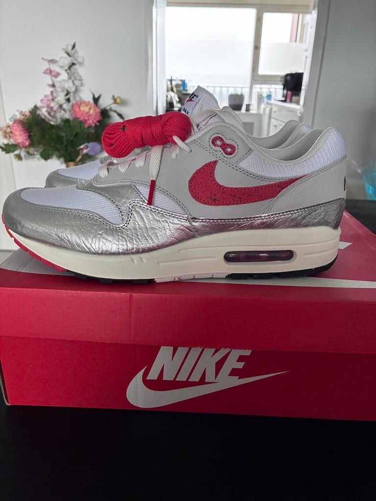 Nike Air Max 1 Premium "Hot Sauce" - Maat 44,5, Ophalen of Verzenden, Nieuw, Overige kleuren, Sneakers of Gympen