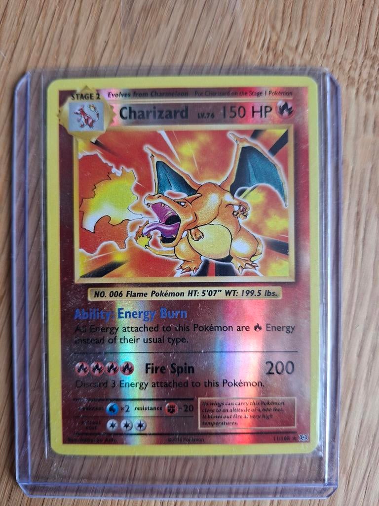 Charizard Pokémon Kaart - Holo Rare, Hobby en Vrije tijd, Verzamelkaartspellen | Pokémon, Ophalen of Verzenden, Zo goed als nieuw