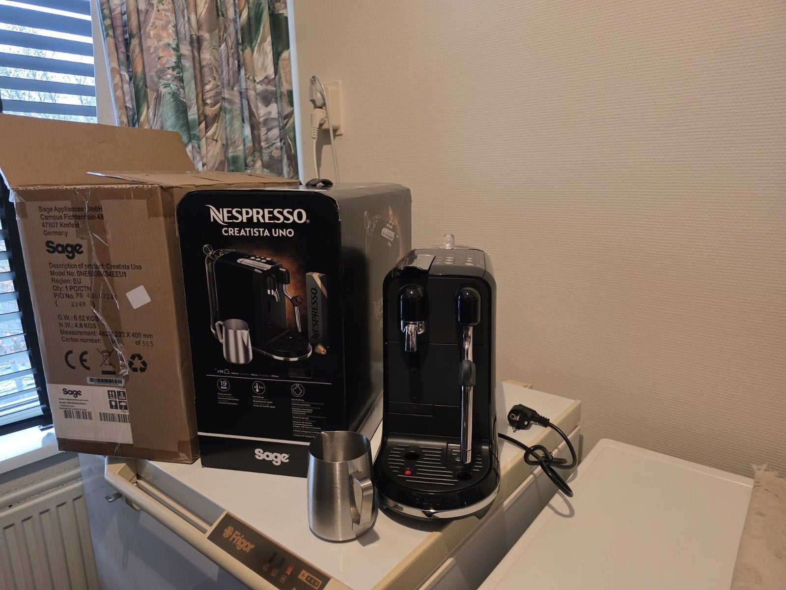 Nespresso Creatista Uno - nieuw, Ophalen, Koffiepads en cups, Espresso apparaat, Nieuw