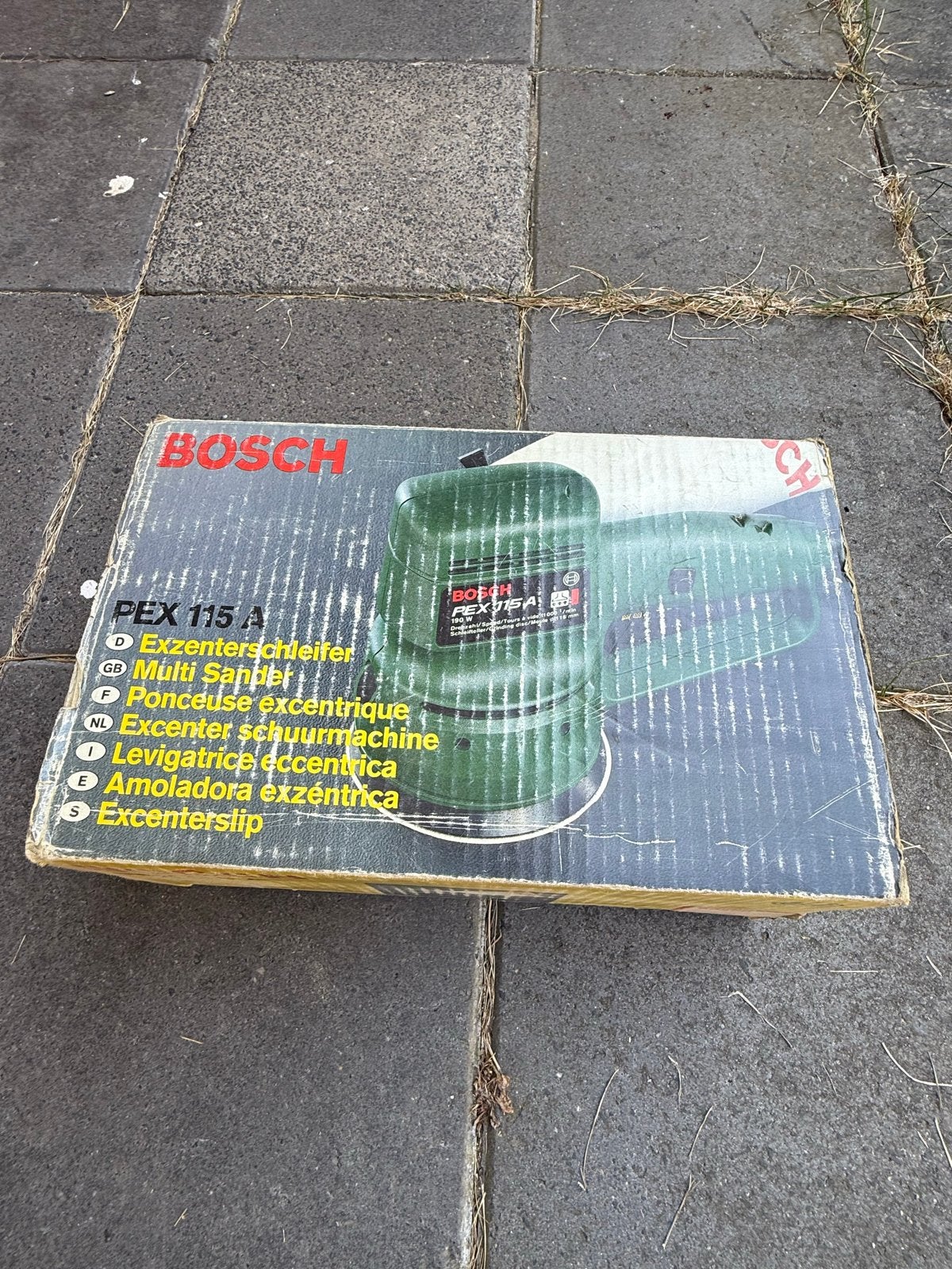 Bosch PEX 115 A Excentrische Schuurmachine, Ophalen, Gebruikt, Minder dan 600 watt, Excentrische schuurmachine