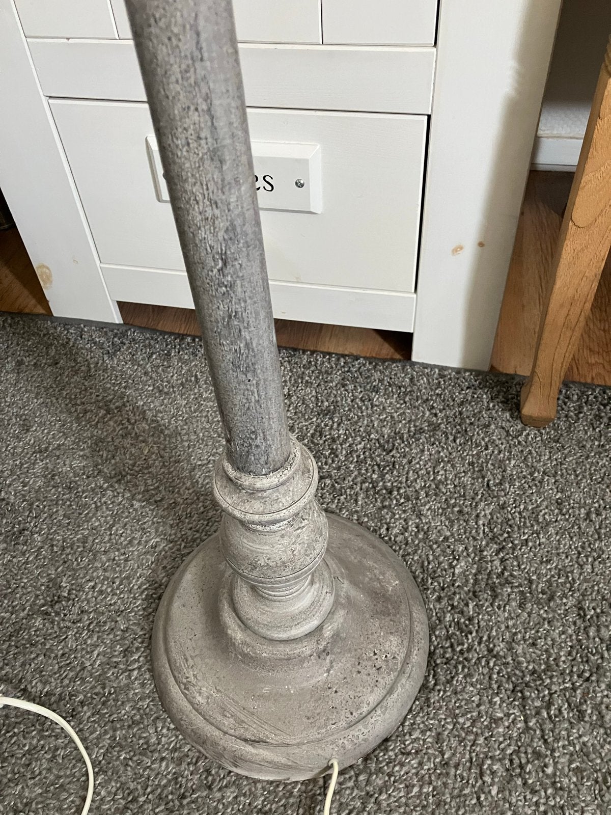 Staande lamp in landelijke stijl, Huis en Inrichting, Lampen | Vloerlampen, Ophalen, Gebruikt, E27 (groot), 150 tot 200 cm