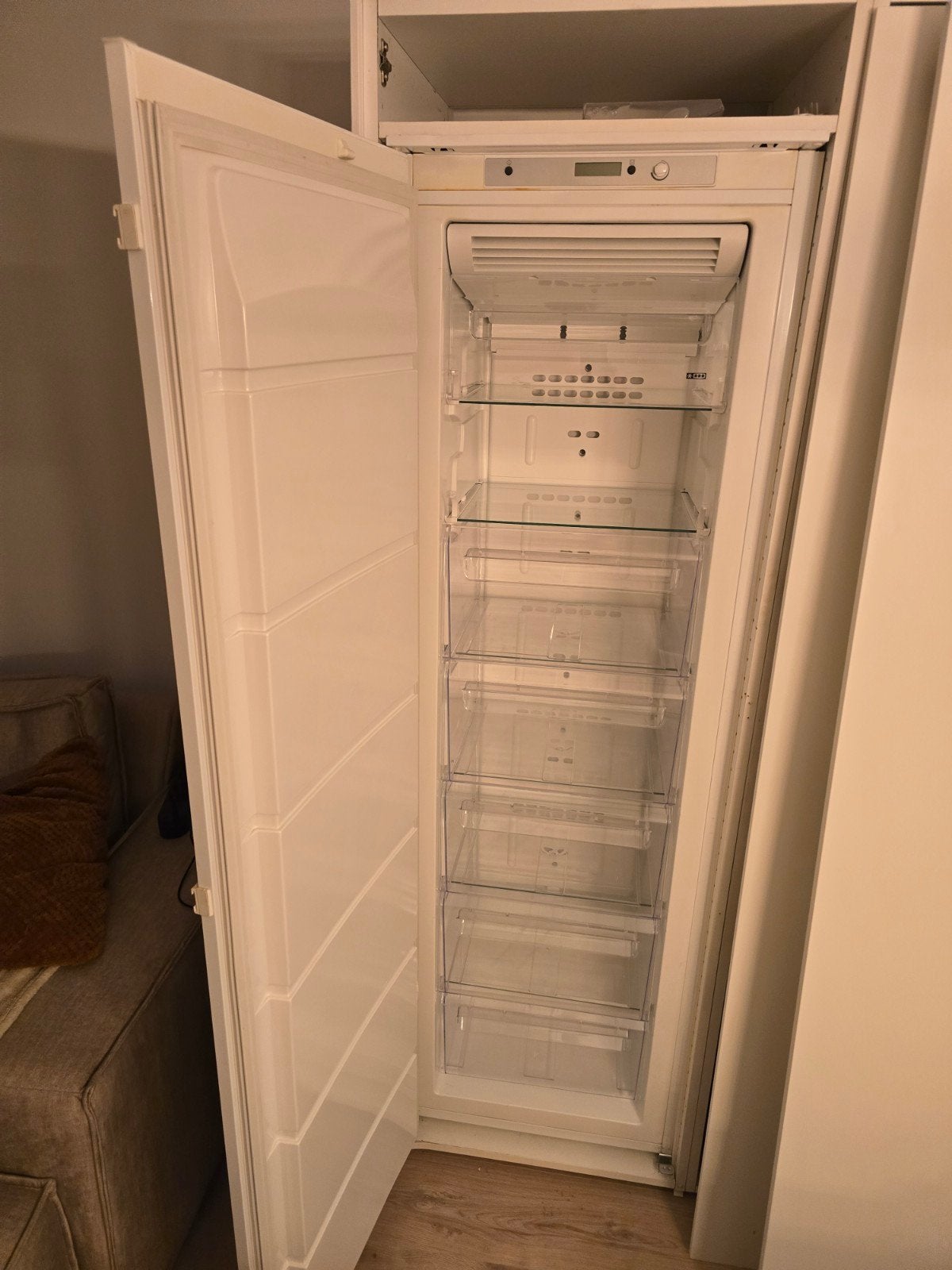 IKEA Inbouw Koelkast en Vriezer 180cm hoog, 60cm breed, Ophalen, Gebruikt, 200 liter of meer, Met aparte vriezer