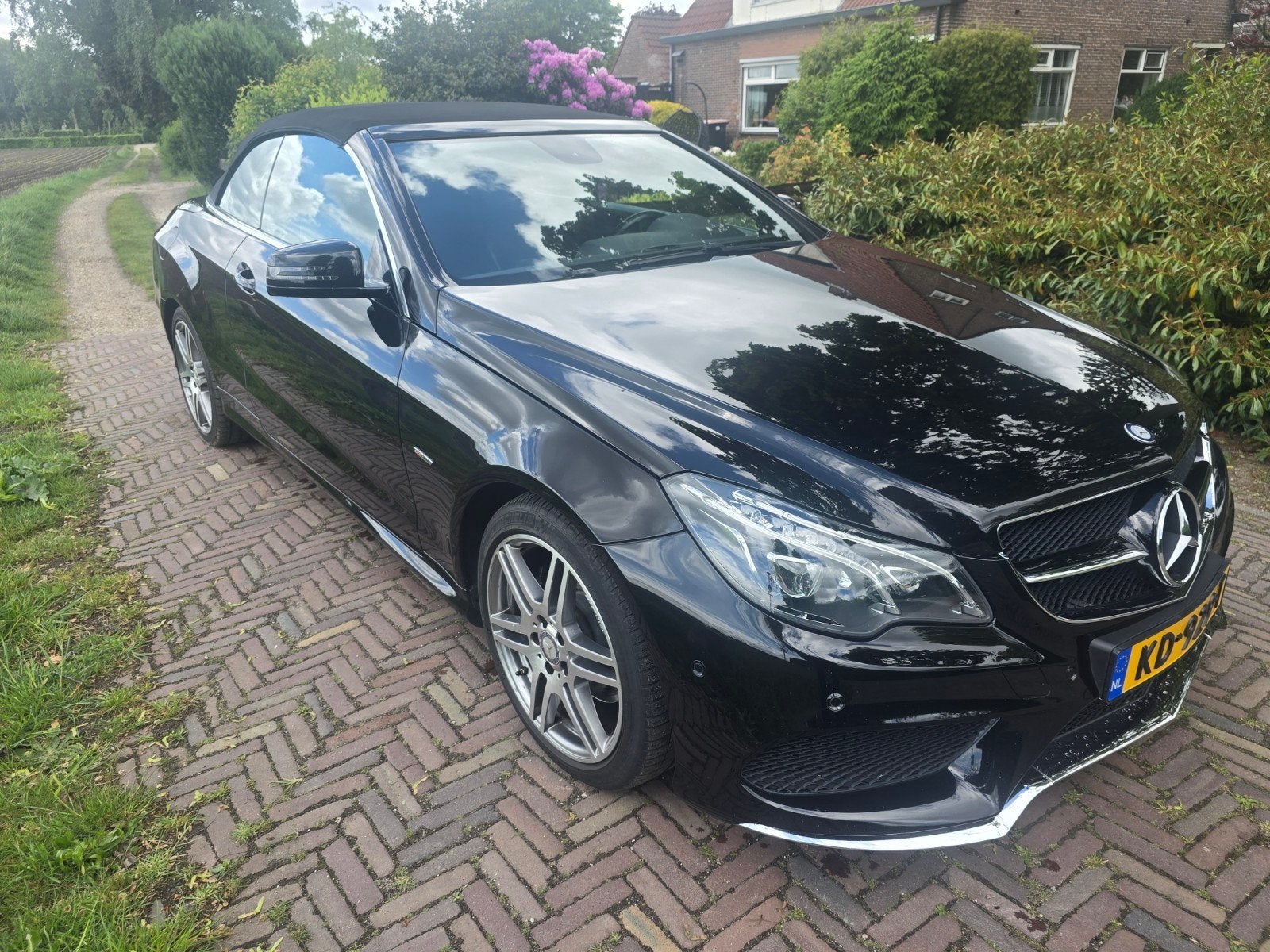 Mercedes-Benz E 200 Cabriolet Automaat Sportline, Automaat, Zwart, 4 cilinders, Cabriolet