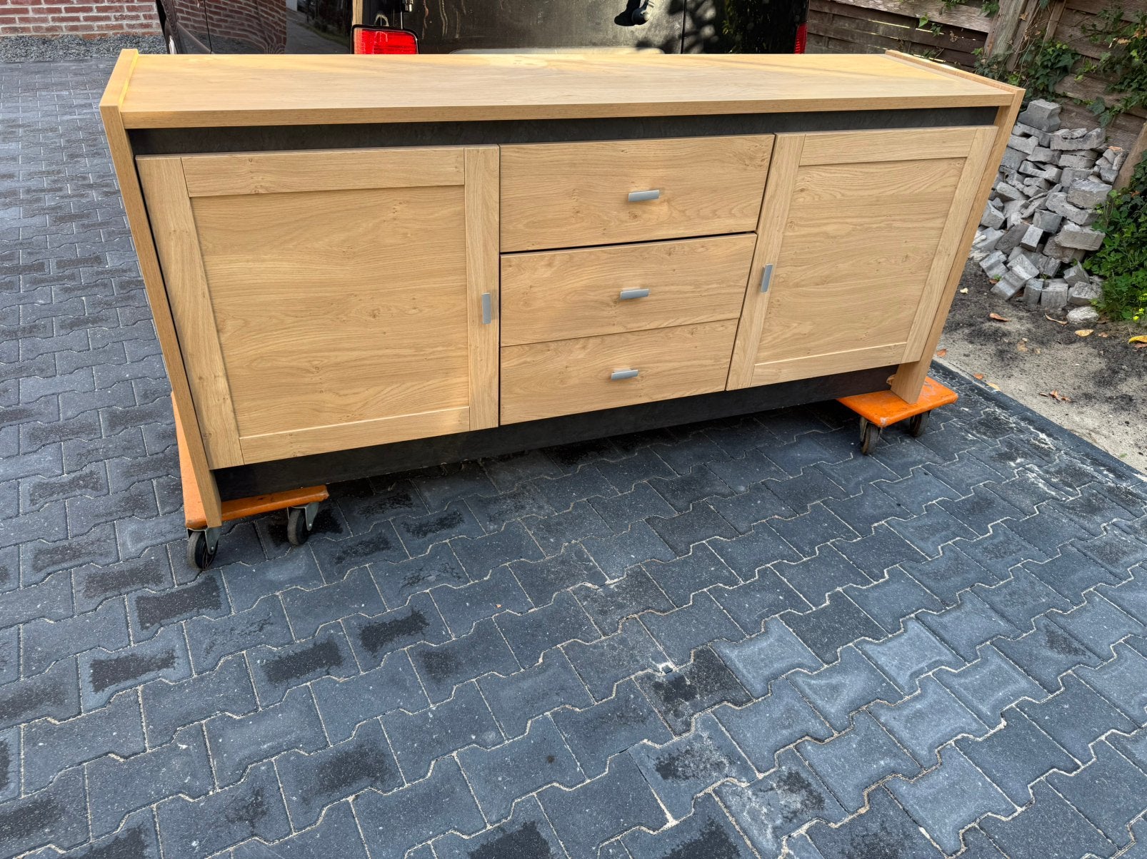 Tv kast dressoir, Huis en Inrichting, Kasten | Dressoirs, Ophalen, Gebruikt, 150 tot 200 cm, 25 tot 50 cm