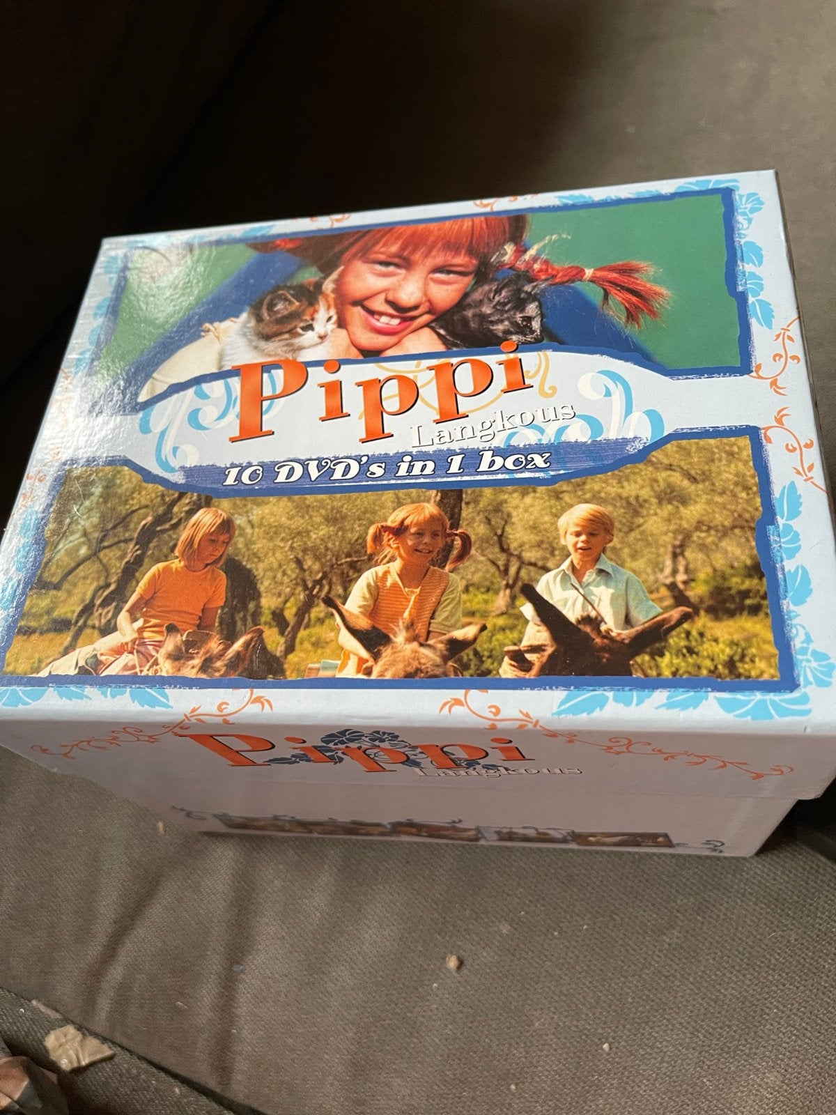 Pippi Langkous - 10 DVD's in 1 Box - Complete Collectie, Verzamelbox, Alle leeftijden, Zo goed als nieuw, Familie