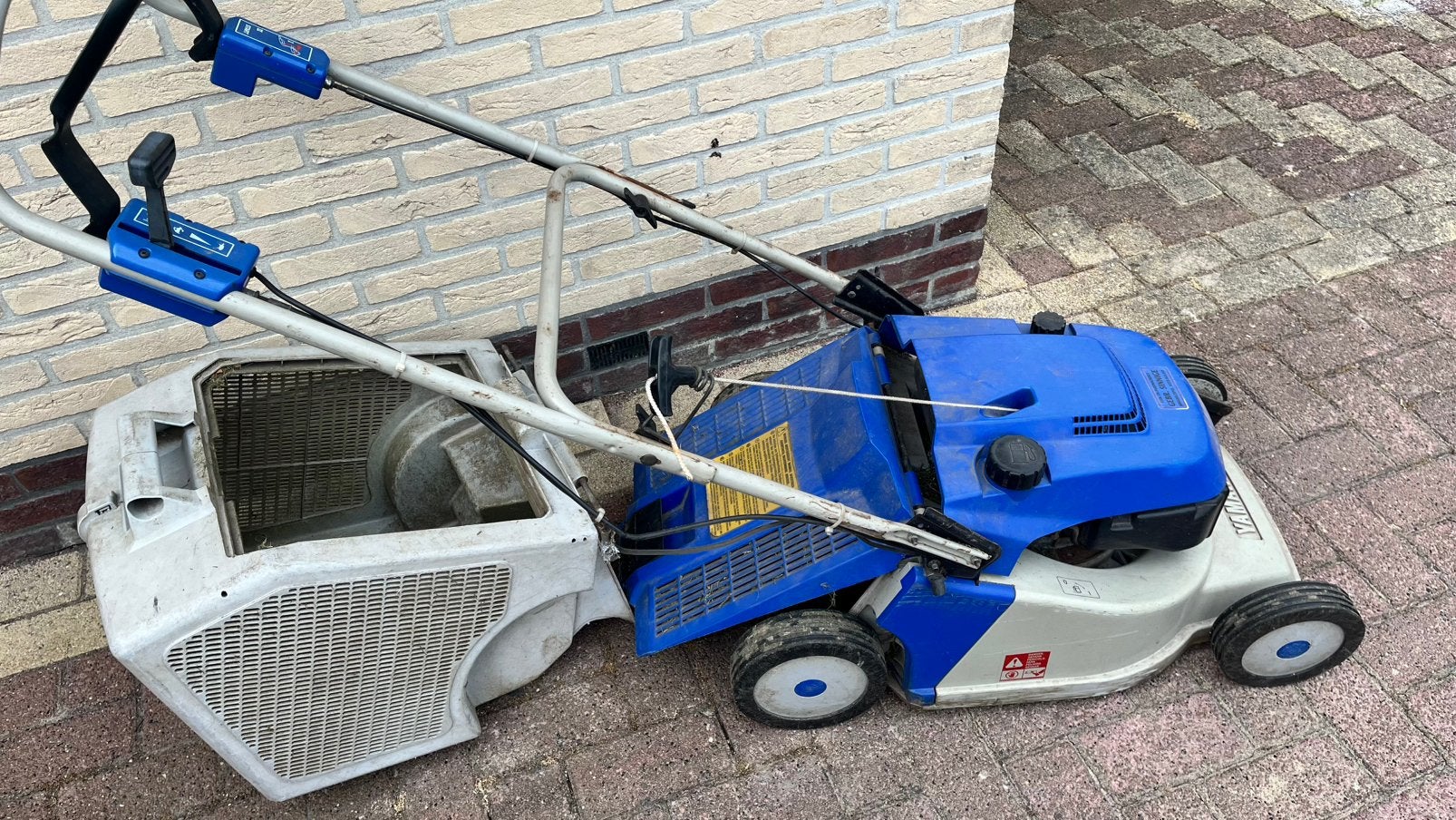 Grasmaaier Yamaha, Ophalen, Gebruikt, Opvangbak, Benzine-grasmaaier