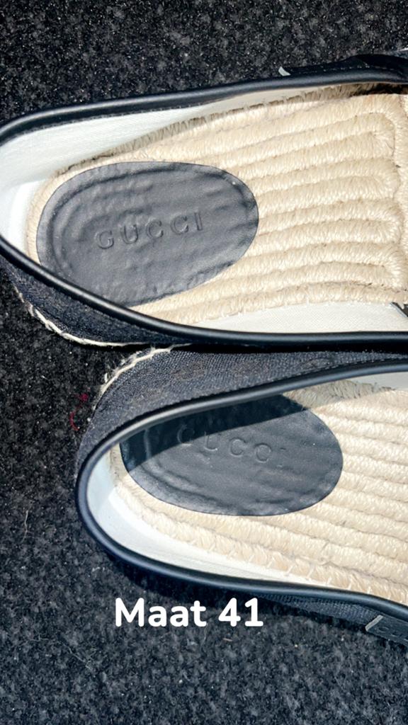 Gucci Espadrilles Maat 41, Kleding | Dames, Schoenen, Ophalen of Verzenden, Gedragen, Zwart, Espadrilles of Moccasins