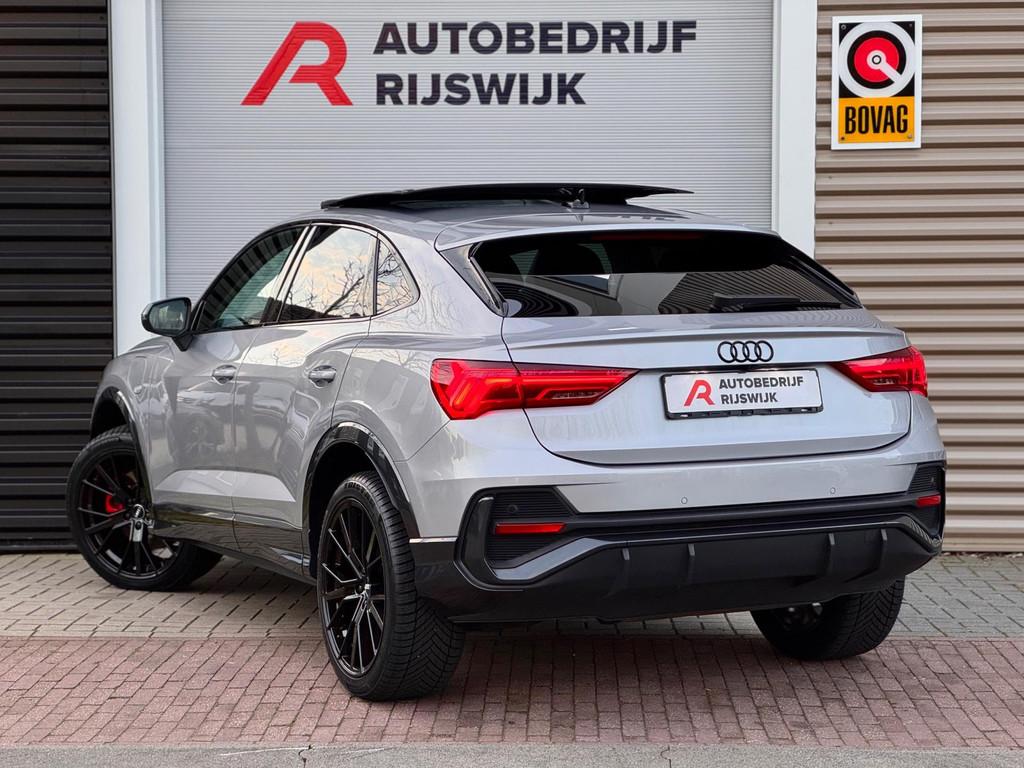Audi Q3 Sportback 45 TFSI e S Edition Pano/Sfeer/360/Matrix, Auto's, 12 maanden, Gebruikt, Euro 6, Leder en Stof