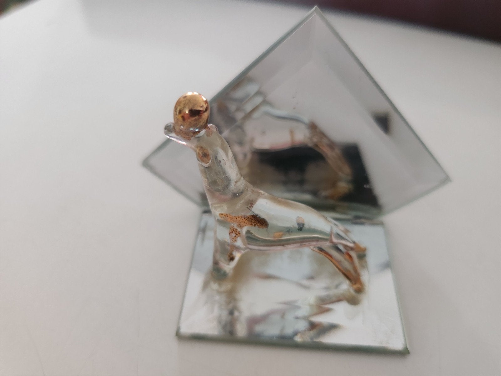 Glazen ornamentje met zeeleeuw, Ophalen of Verzenden