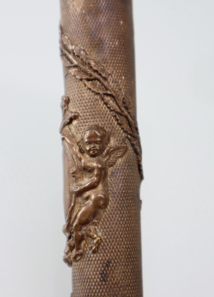 Antieke wandelstok met speciale handgreep, Antiek en Kunst, Curiosa en Brocante, Ophalen of Verzenden