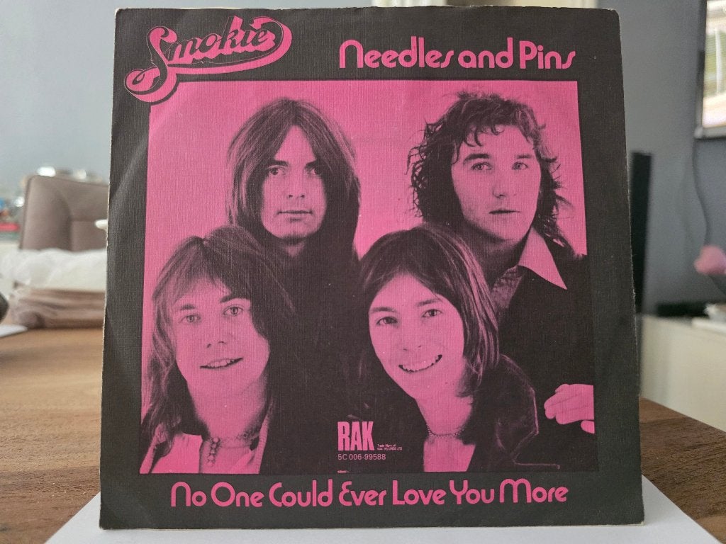 7" Single Smokie - Needles And Pins / No One Could Ever Love, Gebruikt, 7 inch, Ophalen of Verzenden, Pop