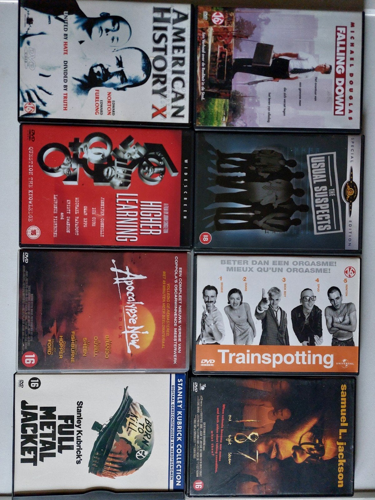 45 DVD's: Horror, Actie & Klassiekers (o.a. Hellraiser), Horror, Vanaf 16 jaar, Nederlands, Ophalen of Verzenden