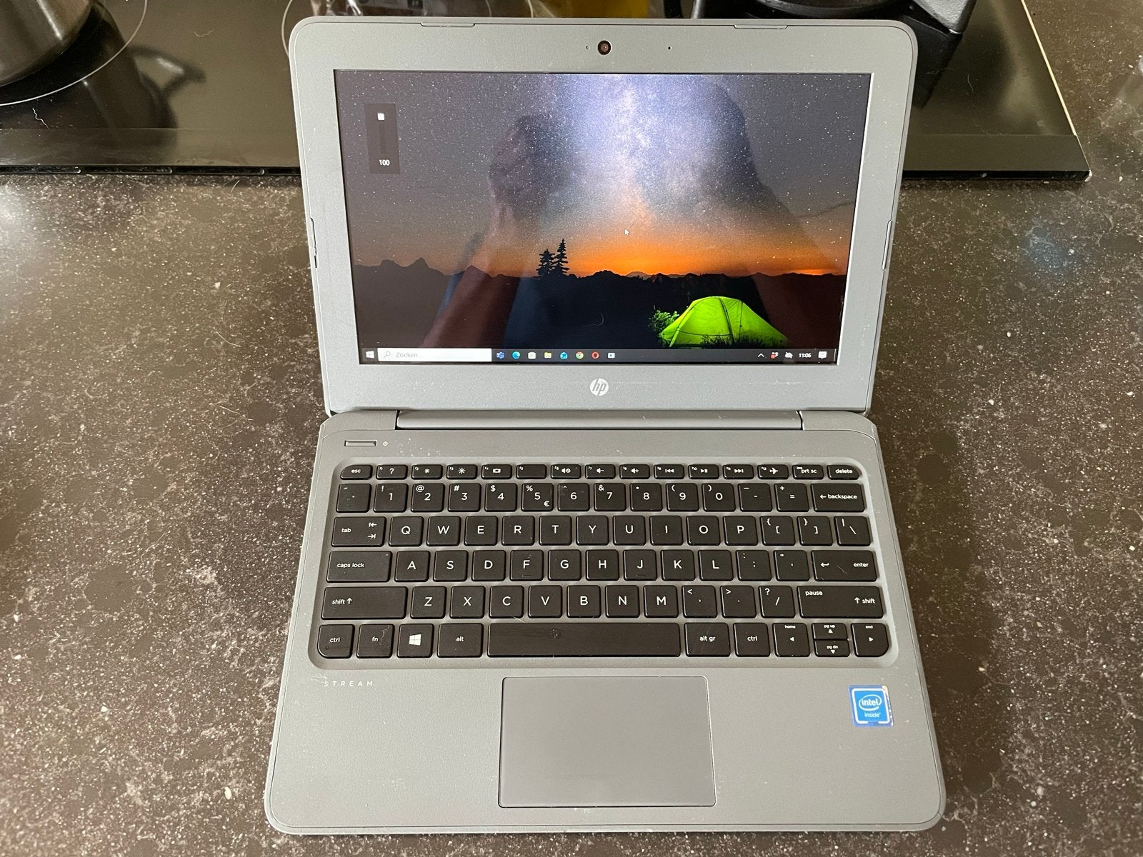 HP Stream 11 Pro G4 EE Laptop - Intel Celeron N3450, Computers en Software, Gebruikt, Qwerty, Ophalen of Verzenden, SSD