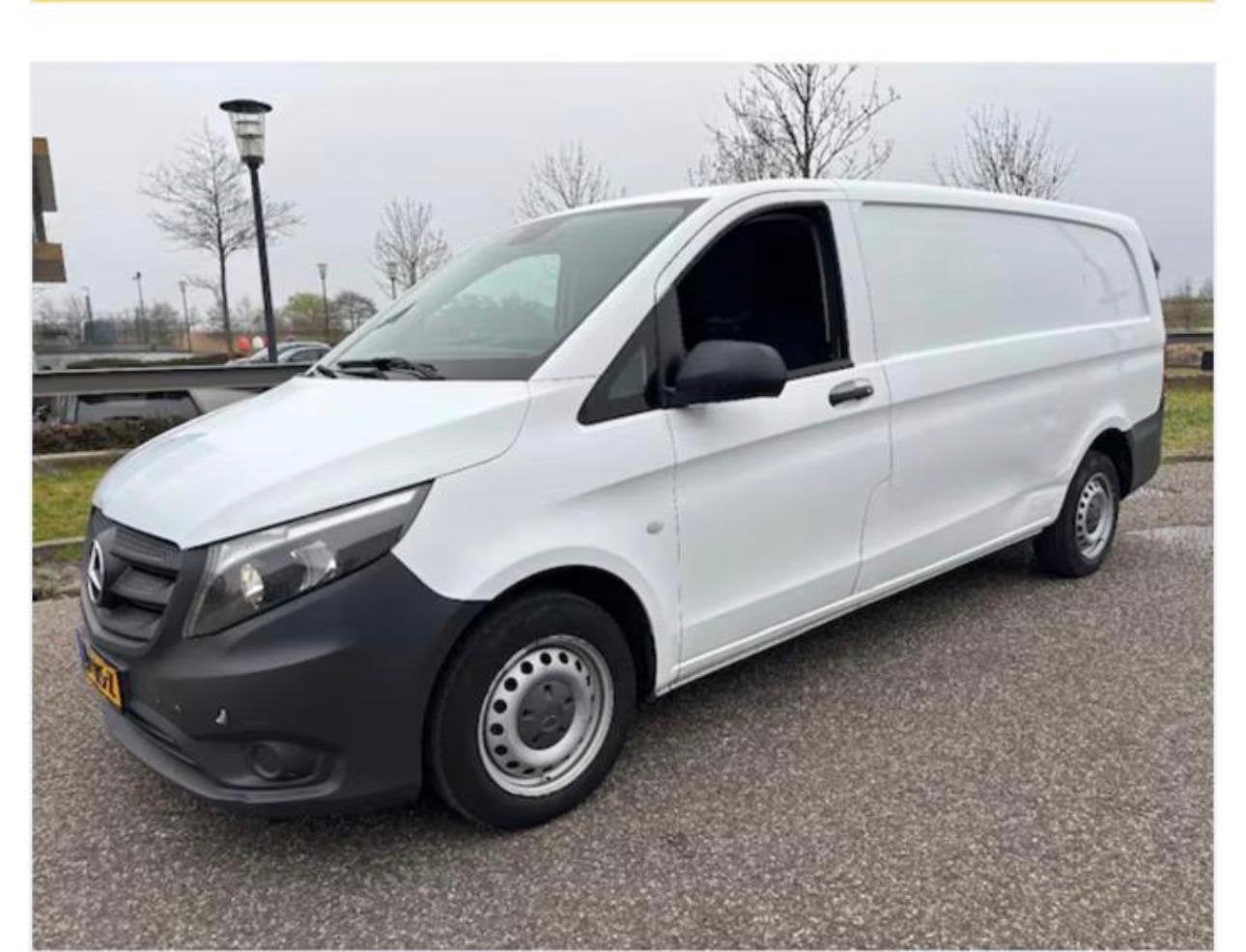 Mercedes-Benz Vito GB 110CDI XL 102pk 343/2800 2021 Wit, 4 cilinders, 1898 kg, Wit, Particulier