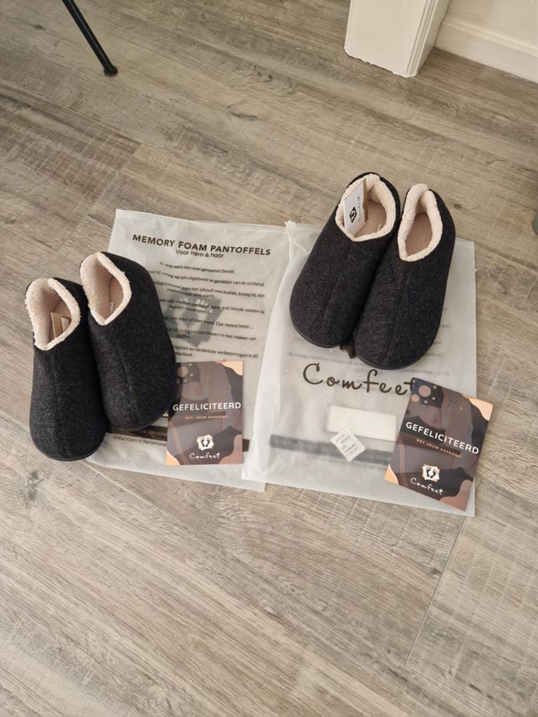 Comfeet Memory Foam Pantoffels - Nieuw, Comfeet, Nieuw, Ophalen of Verzenden, Pantoffels of Sloffen