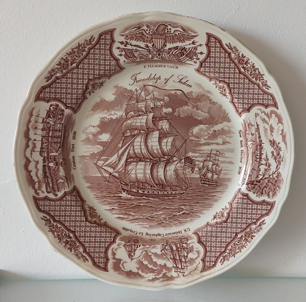 sierbord Alfred Maekin "Fair Winds",  volgnr 15, Antiek en Kunst, Antiek | Wandborden en Tegels, Ophalen of Verzenden