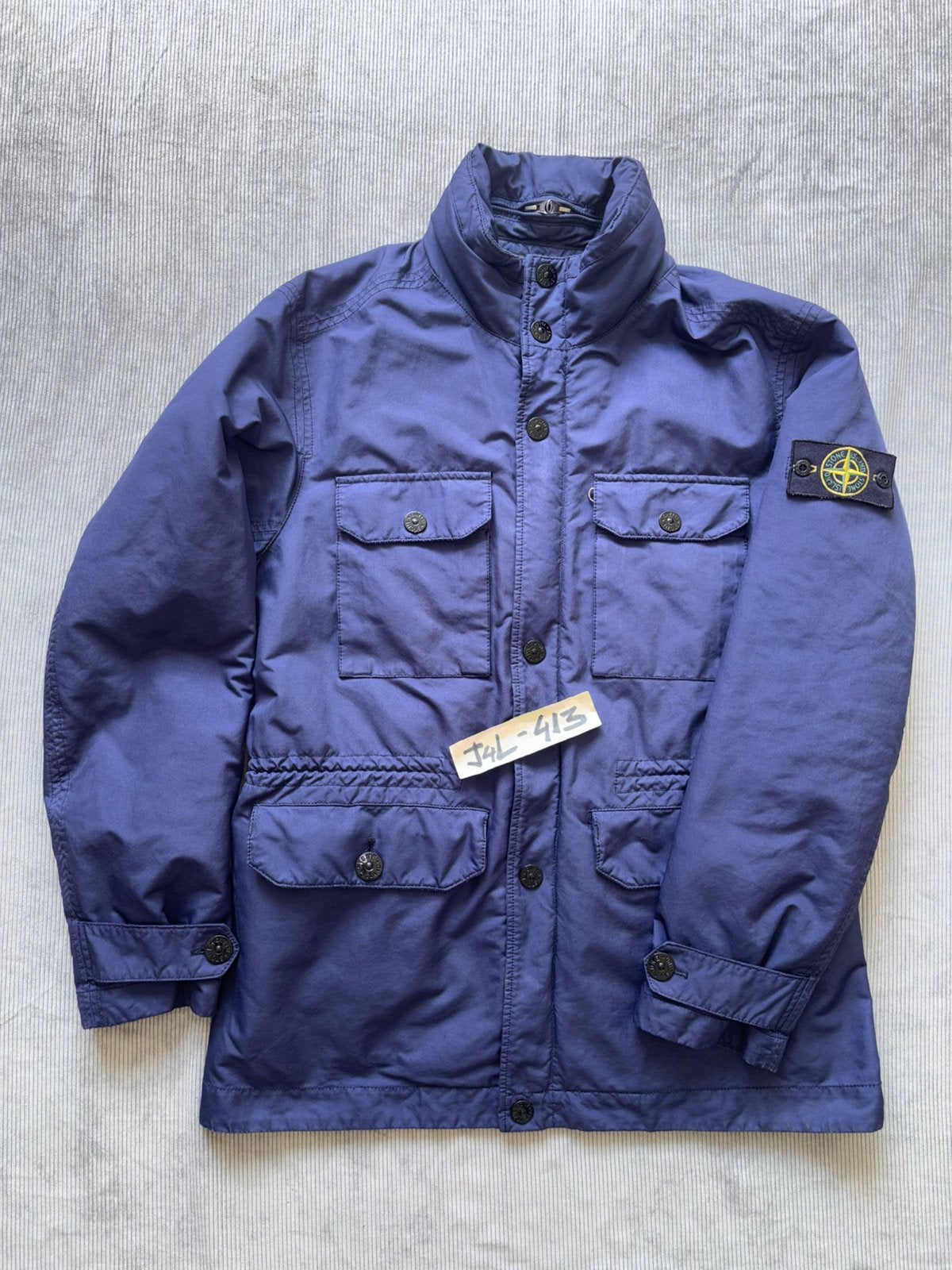 Originele Stone island david tc down field jacket parka osti, Verzenden, Zo goed als nieuw, Blauw