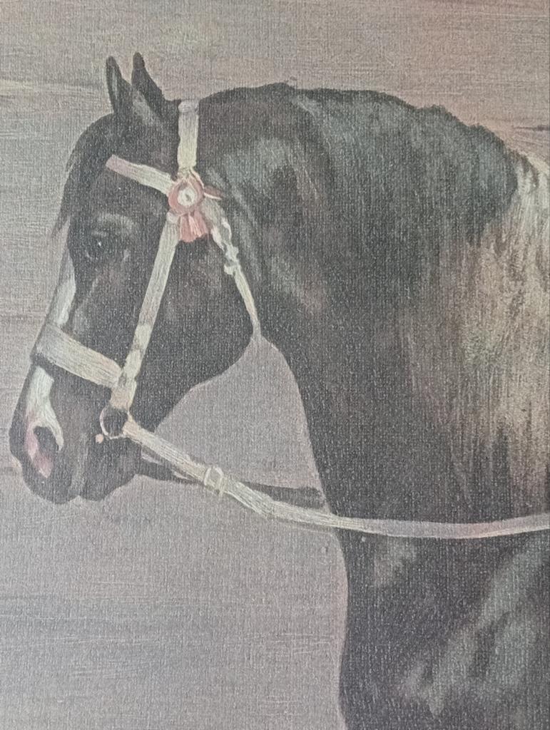 Otto Eerelman prent Paard, Ophalen of Verzenden, Voor 1940, Gebruikt, Overige onderwerpen