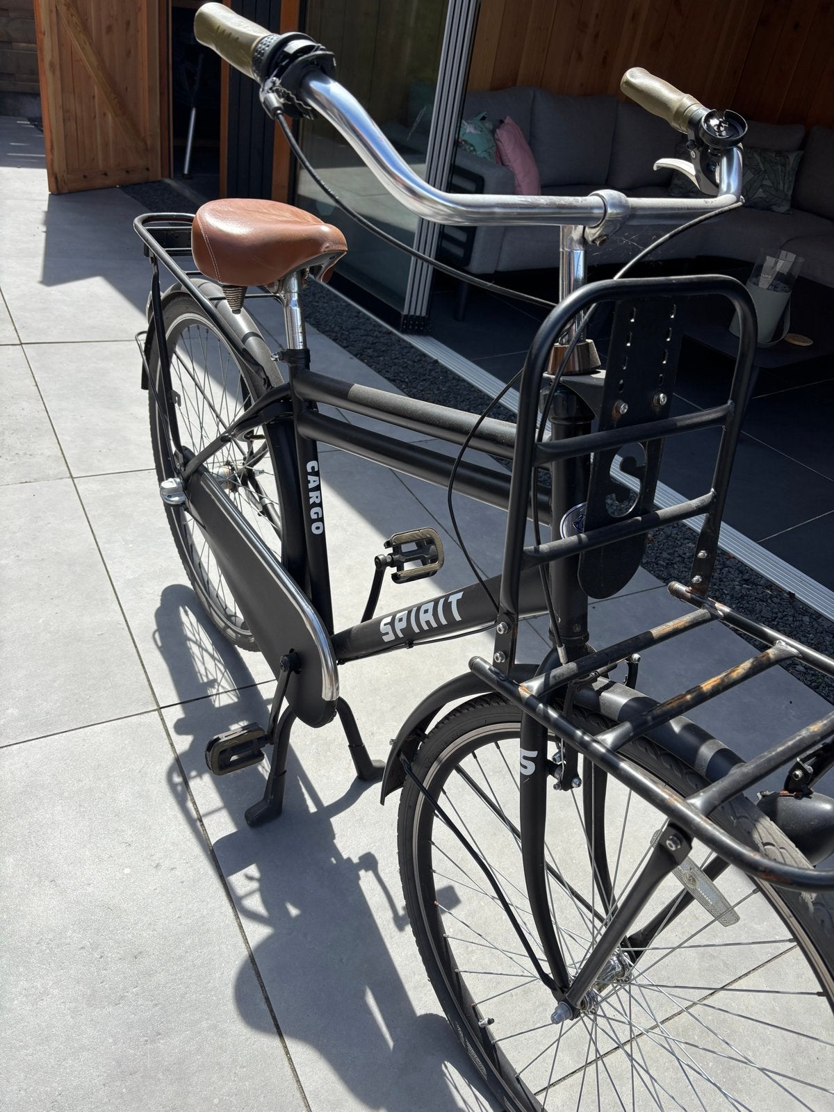 Spirit Cargo fiets met lekke achterband en reservesleutel, Fietsen en Brommers, Fietsen | Dames | Damesfietsen, Overige merken