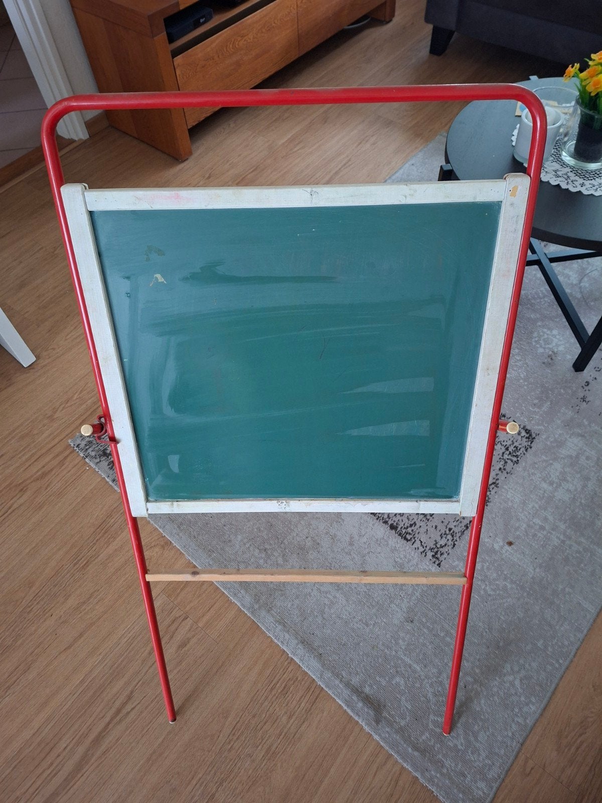 Vintage inklapbaar kinderschoolbord jaren 60/70, Ophalen, Gebruikt, Knutselen