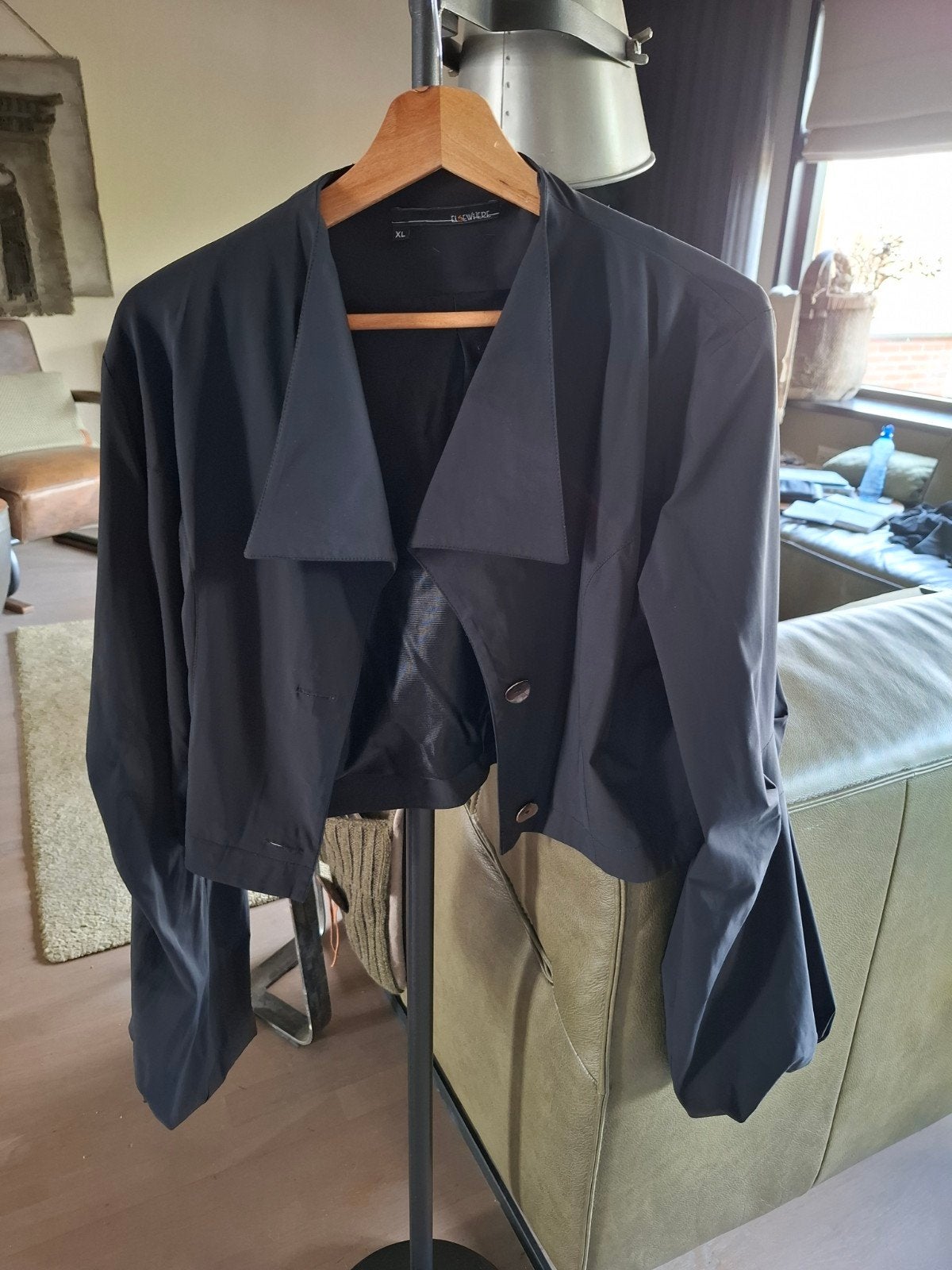 Elsewhere jasje met leuke details aan de mouwen - Maat XL, Kleding | Dames, Elsewhere, Zwart, Maat 42/44 (L), Ophalen of Verzenden