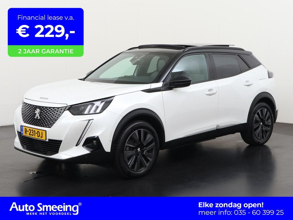 Peugeot e-2008 EV GT Pack 50 kWh 3 Fase | Trekhaak | Panoram, Auto's, Peugeot, 136 pk, Gebruikt, 1523 kg, 315 min