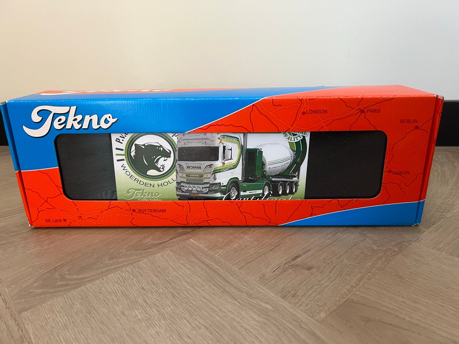 Tekno Patrick v.d. Hoeven Betonmixer, Hobby en Vrije tijd, Modelauto's | 1:50, Ophalen of Verzenden, Nieuw, Bus of Vrachtwagen