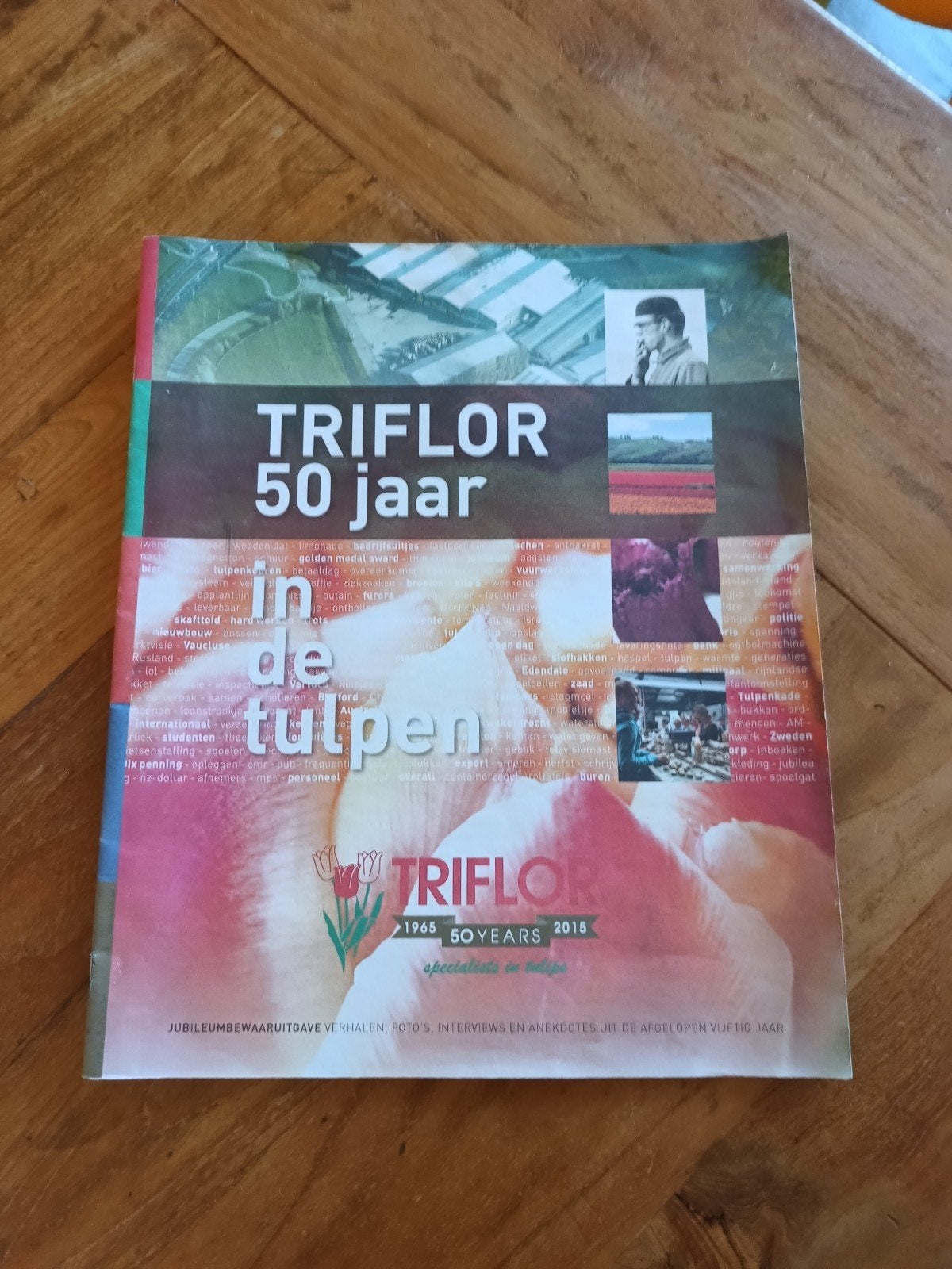 Boek van triflor 50 jaar in de tulpen, Ophalen of Verzenden