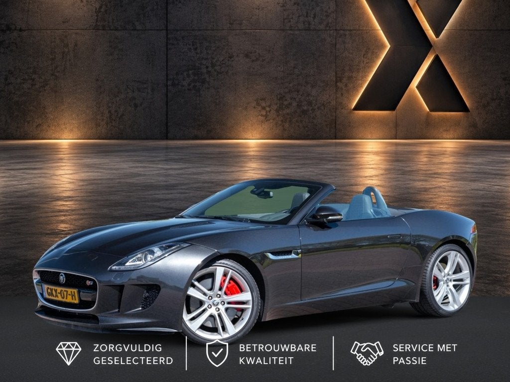 Jaguar F-TYPE 3.0 V6 S Convertible 380pk | Volleder Performa, Auto's, Euro 5, 2995 cc, Cabriolet, 2 stoelen