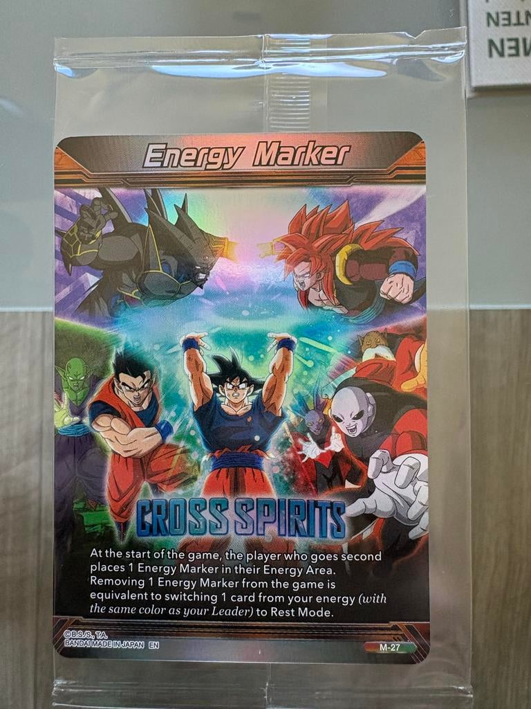 Dragon Ball Super Card Game Energy Marker Set (3 kaarten), Ophalen of Verzenden, Zo goed als nieuw, Meerdere kaarten