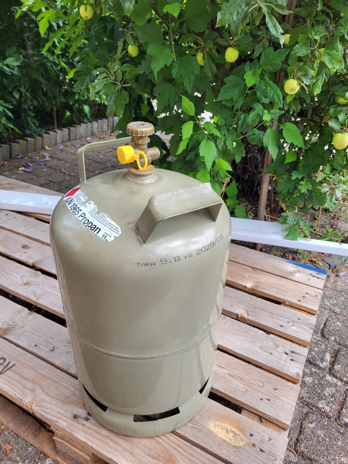 Gasfles vol, Ophalen of Verzenden